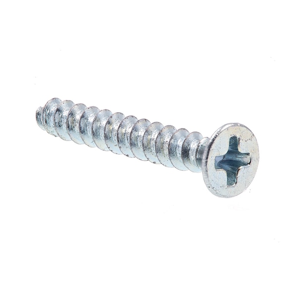 Wood Screw Flat Head Phillips Drive No. 2 X 5/8in Zinc Plated Steel 50PK